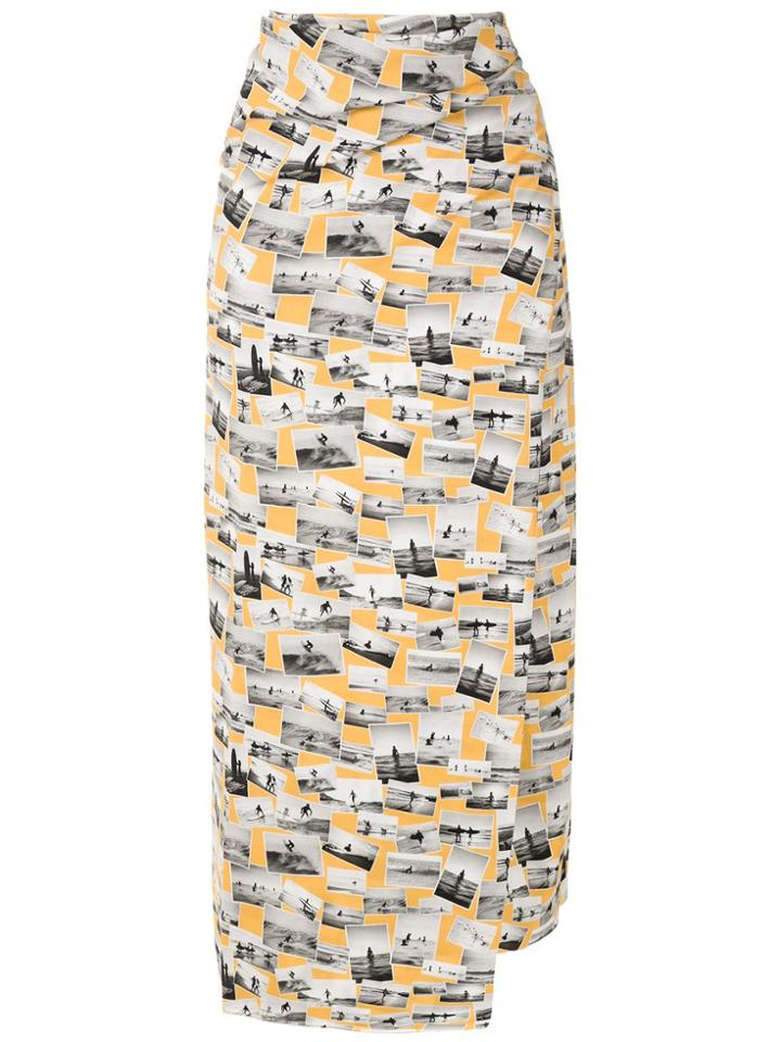 Gloria Coelho Photografic Print Skirt - Multicolour