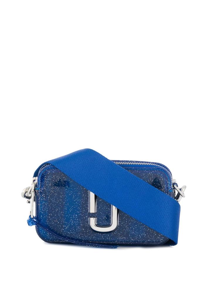 Marc Jacobs Logo Shoulder Bag - Blue