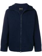 Roberto Collina Zip Hooded Jacket - Blue