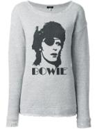 R13 Bowie Print Sweatshirt, Women's, Size: Xs, Grey, Cotton