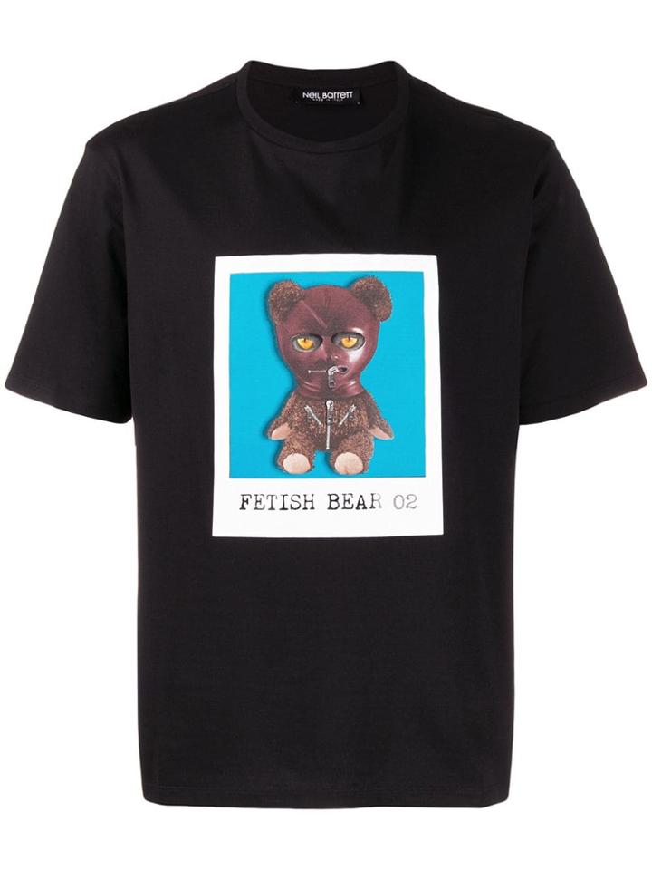 Neil Barrett Fetish Bear T-shirt - Black