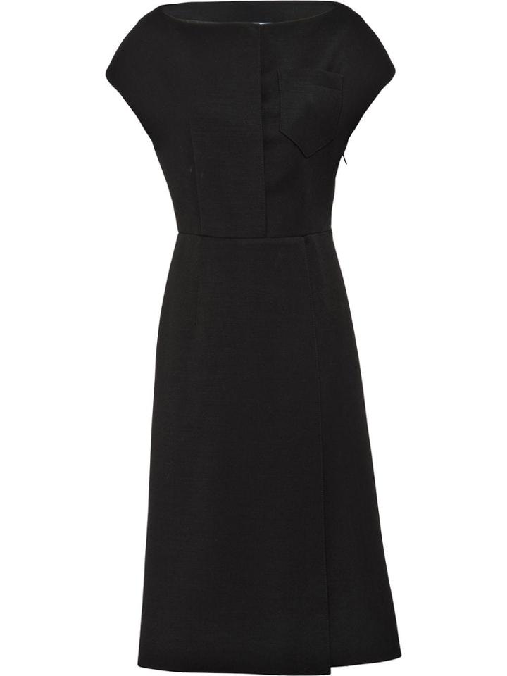 Prada Boat Neck Dress - Black