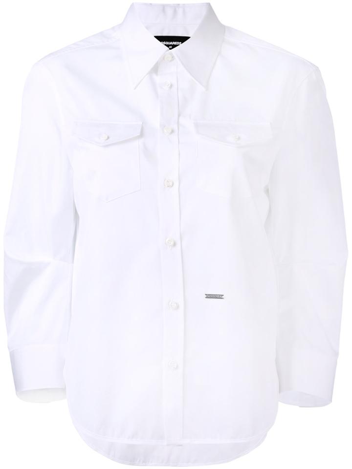 Dsquared2 Chest Pocket Shirt - White