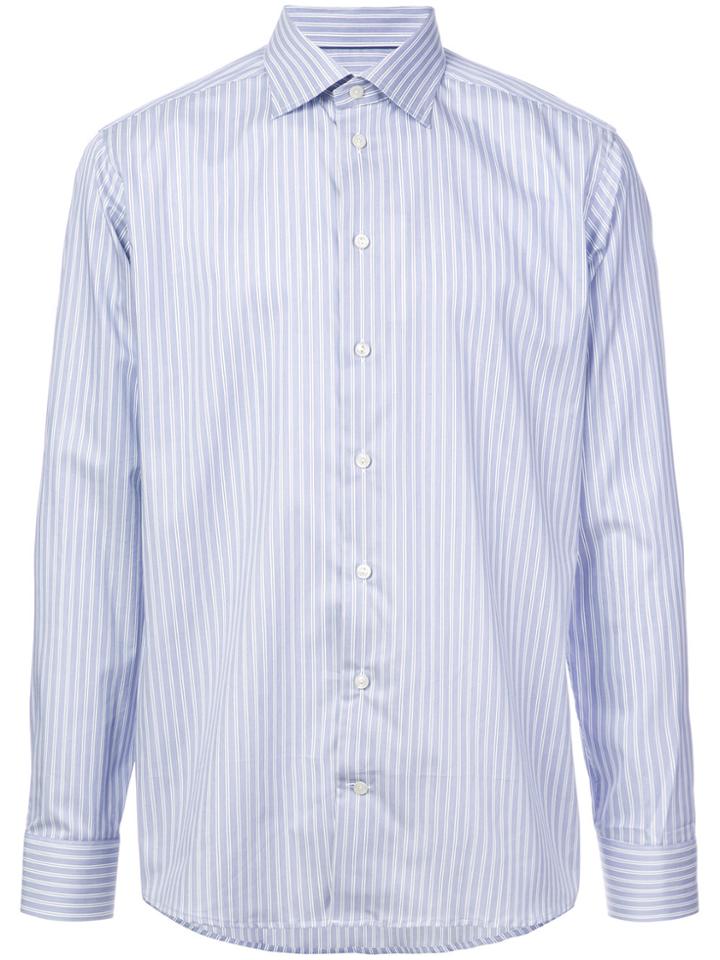 Eton Classic Striped Shirt - Blue