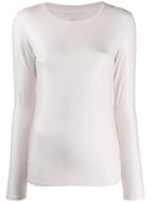 Majestic Filatures Long-sleeve Fitted Top - Pink