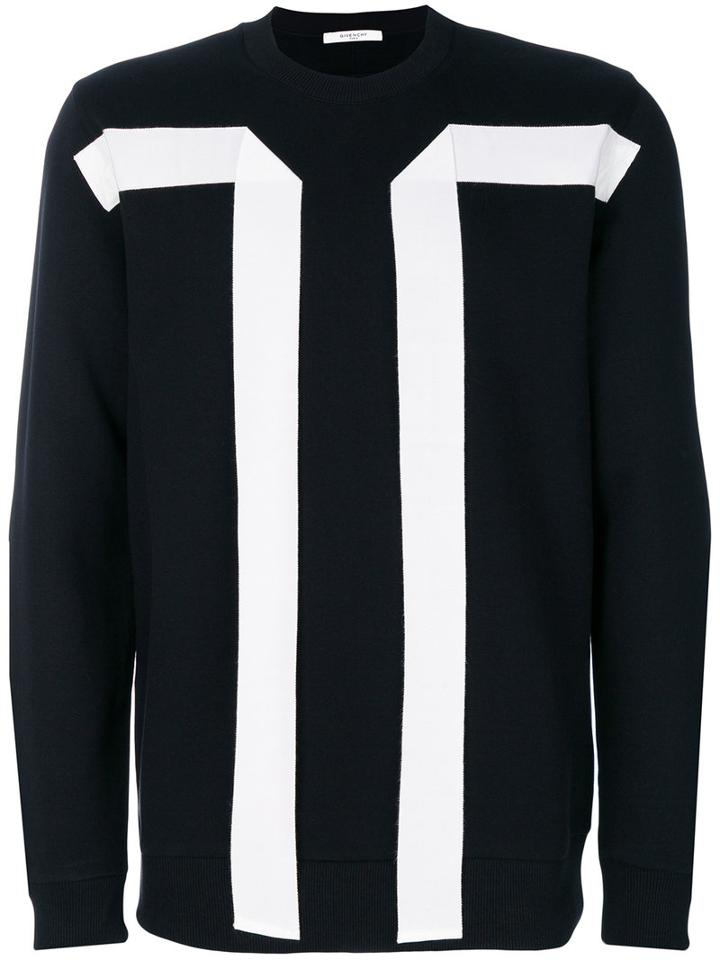 Givenchy - Contrast Panel Sweatshirt - Men - Cotton/viscose - S, Black, Cotton/viscose