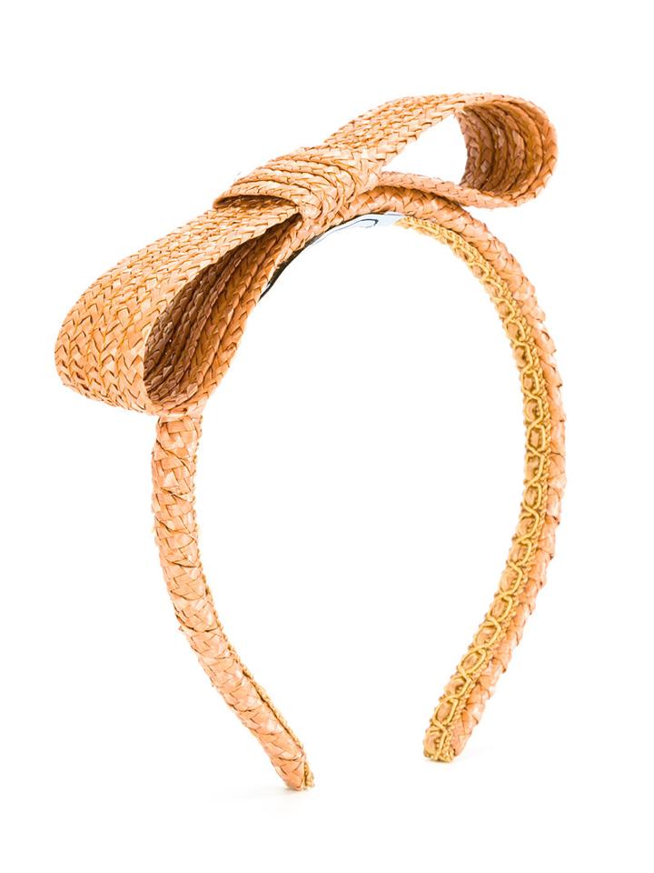 Mi Mi Sol Bow Hairband, Girl's, Brown