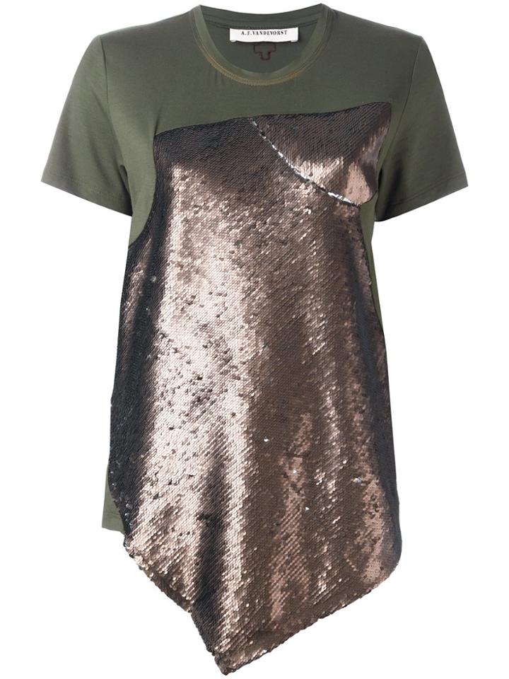 A.f.vandevorst 'flute' T-shirt - Green