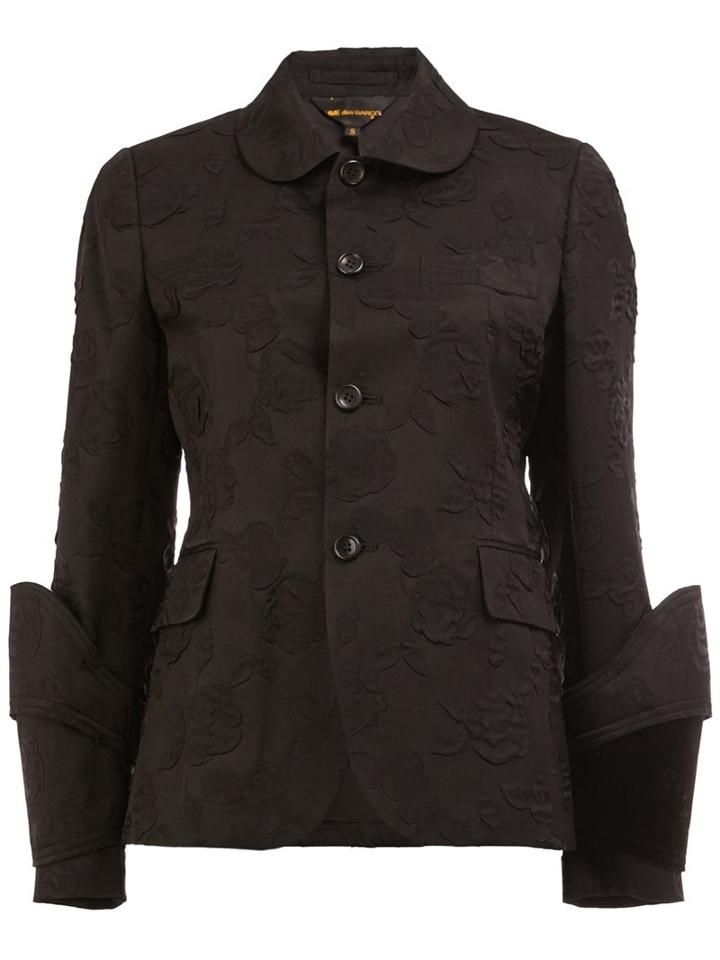 Comme Des Garçons Jacquard Fitted Jacket