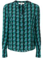 Dvf Diane Von Furstenberg Graphic Print Shirt - Green