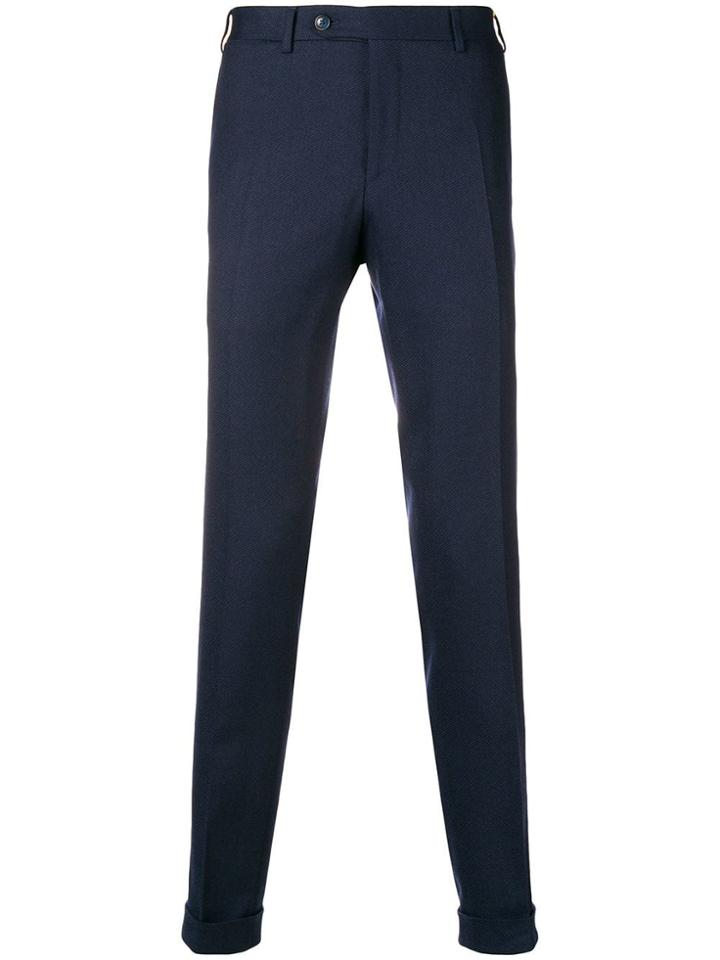 Canali Chino Trousers - Blue
