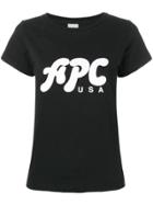 A.p.c. Carol Usa T-shirt - Black