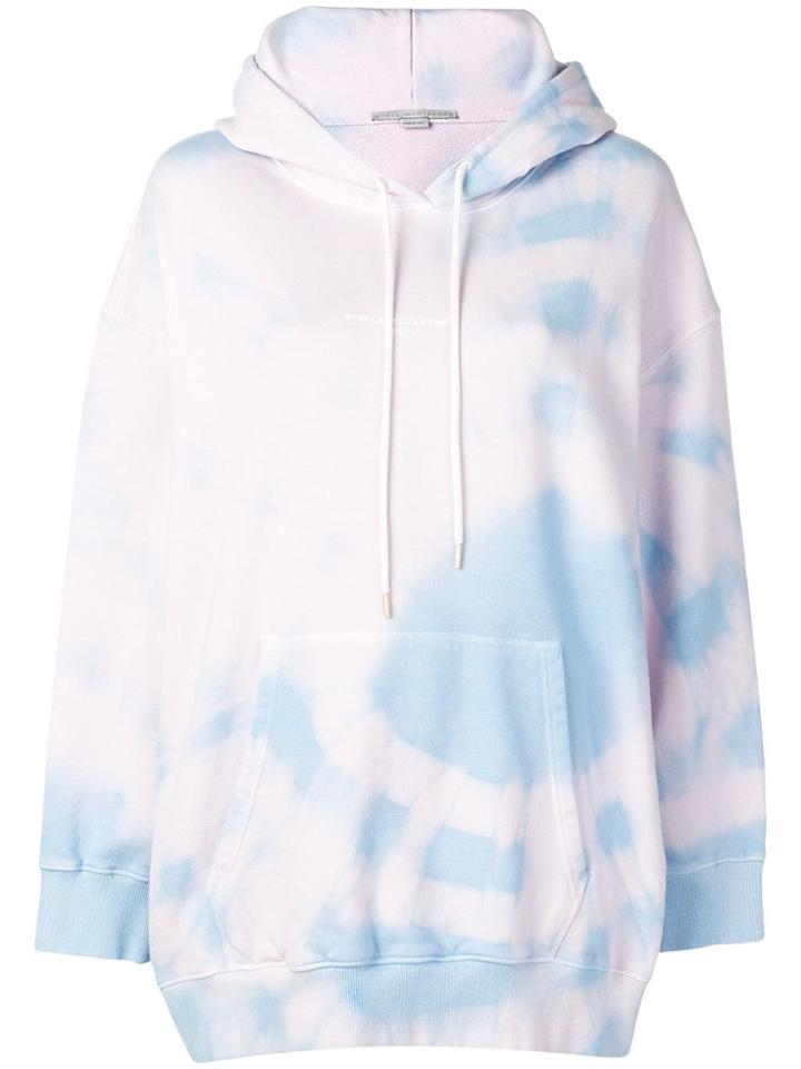 Stella Mccartney Oversized Tie-dye Hoodie - Pink