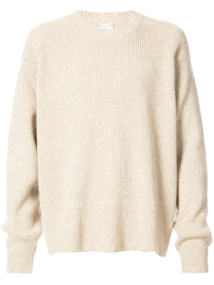 En Route Slouchy Crew Neck Jumper - Black