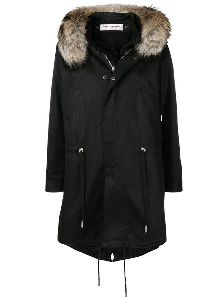 Saint Laurent Classic Parka - Black