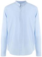 Egrey Mandarin Collar Shirt - Blue