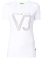 Versace Jeans Embellished Logo T-shirt - White