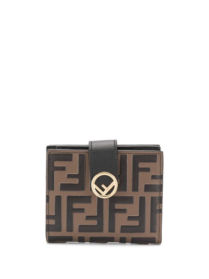 Fendi F Is Fendi Bi-fold Wallet - Brown