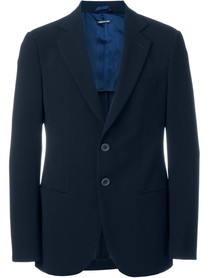 Giorgio Armani 'george' Blazer, Men's, Size: 54, Blue, Polyester/spandex/elastane