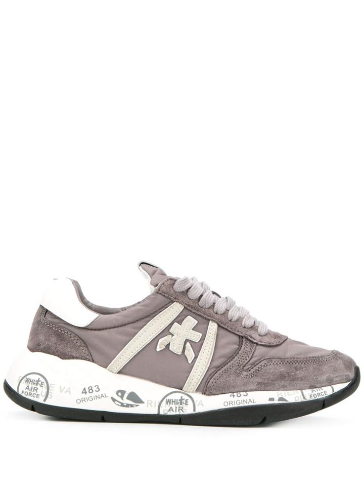 Premiata Layla Panelled Sneakers - Grey