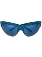 Yeezy Wraparound Sunglasses - Blue