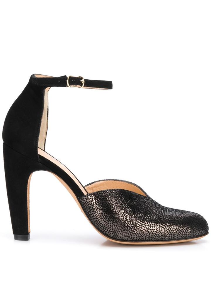 Chie Mihara Chie Dari35 Silver Pelle - Black