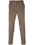 Pt01 Classic Chinos, Men's, Size: 50, Brown, Cotton/spandex/elastane/virgin Wool