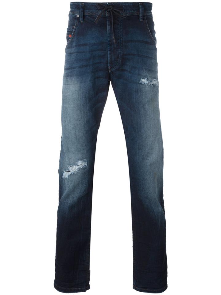 Diesel Slim-fit Jeans, Men's, Size: 30, Blue, Cotton/polyester/spandex/elastane