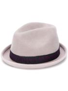 Emporio Armani Upturned-brim Logo Hat - Grey