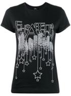 Elisabetta Franchi Printed Logo T-shirt - Black