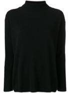Max & Moi Knitted Roll Neck Sweater - Black