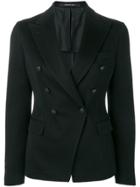 Tagliatore Double-breasted Blazer Jacket - Black