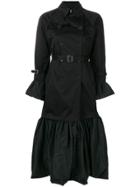 Comme Des Garçons Noir Kei Ninomiya Layered Effect Trench Coat - Black