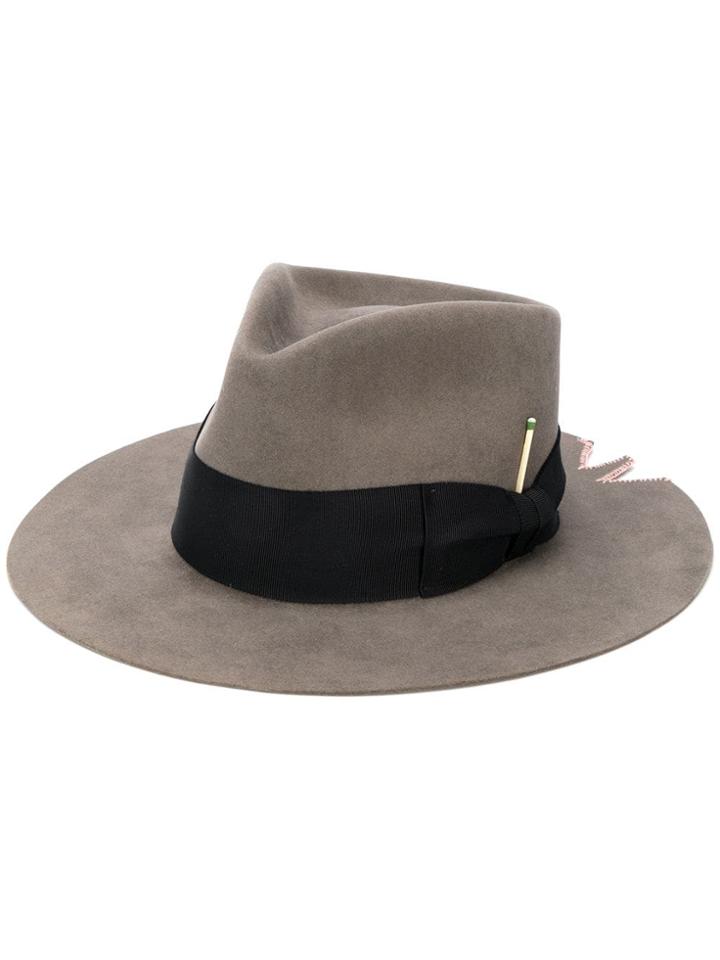 Nick Fouquet Felt Hat - Grey
