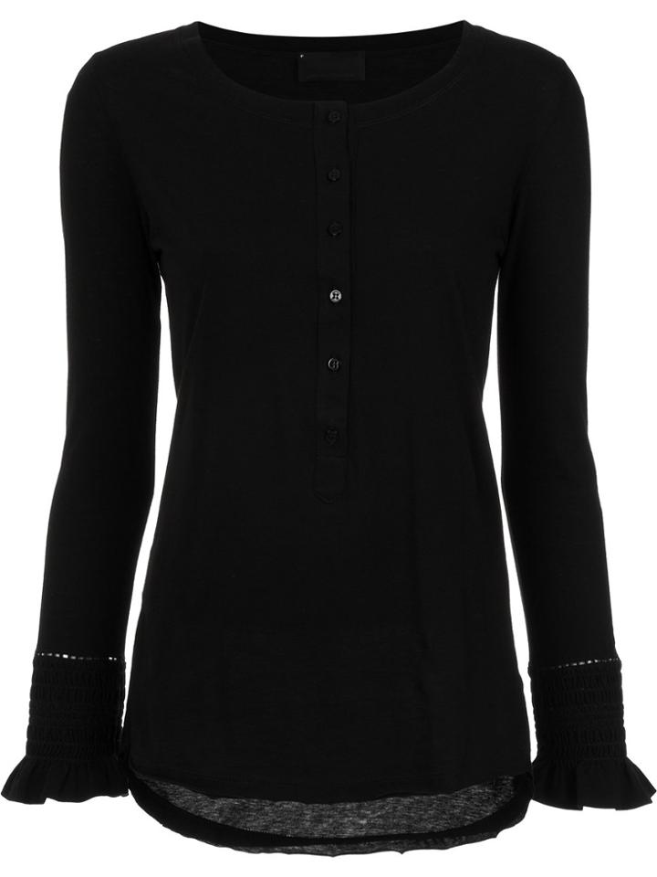 Andrea Bogosian Buttoned Blouse - Black