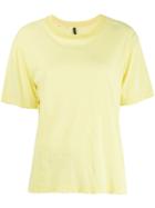 Unravel Project Distressed T-shirt - Yellow