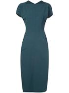 Rick Owens 'dagger Calpurnia' Dress, Women's, Size: 40, Blue, Cotton/spandex/elastane/viscose