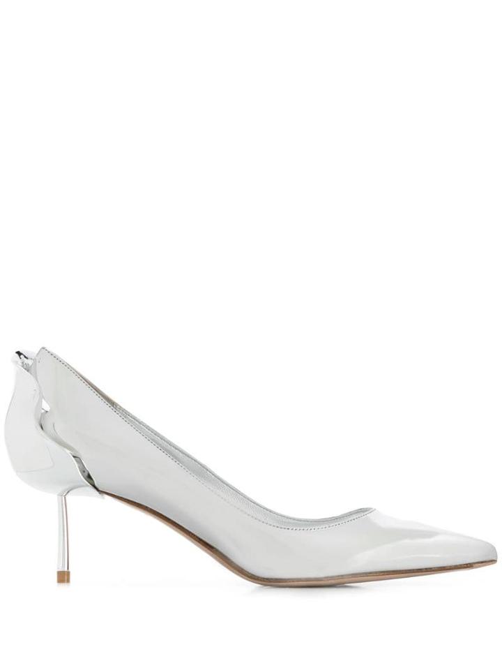 Le Silla Mirror Effect Pumps - Silver
