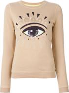 Kenzo 'eye' Sweatshirt, Women's, Size: Xs, Nude/neutrals, Cotton