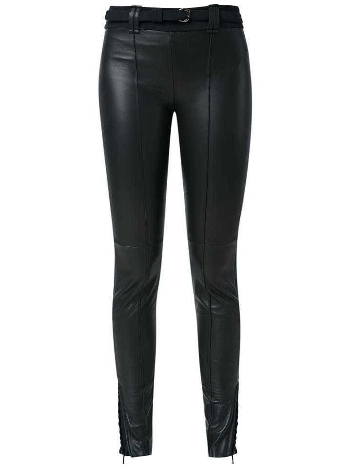 Gloria Coelho - Skinny Leather Pants - Women - Leather/polyamide/spandex/elastane - Pp, Black, Leather/polyamide/spandex/elastane