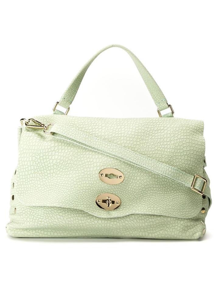 Zanellato Postina Satchel, Women's, Green, Leather