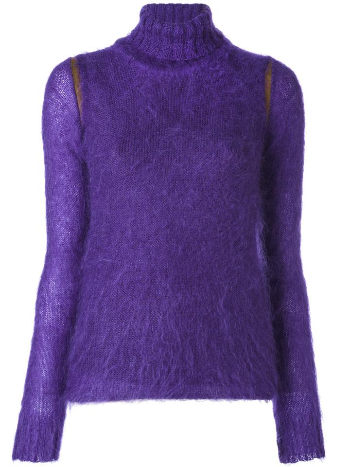 Walter Van Beirendonck Vintage Roll Neck Jumper - Yellow & Orange