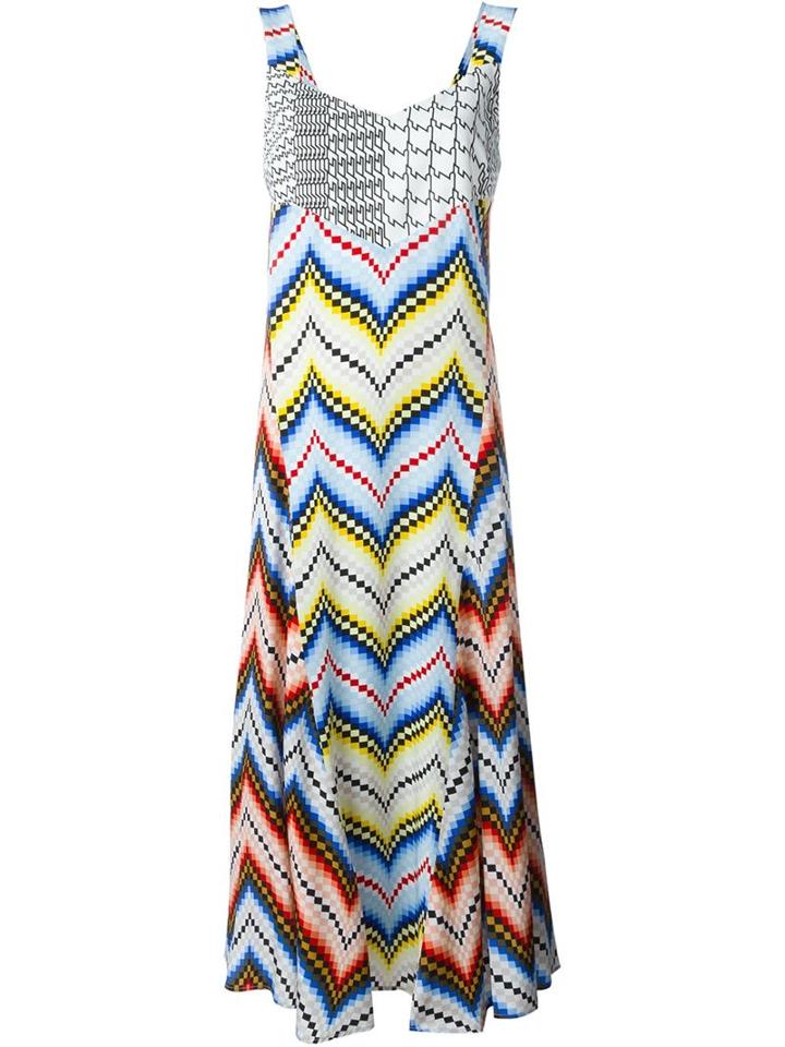 Kenzo Chevron Midi Dress