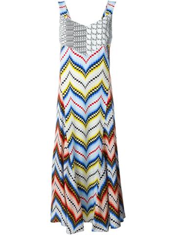 Kenzo Chevron Midi Dress