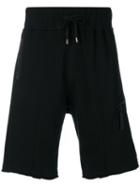 Unconditional - Ribbed Waistband Shorts - Men - Cotton - M, Black, Cotton