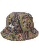 Stussy Paisley Print Hat - Green