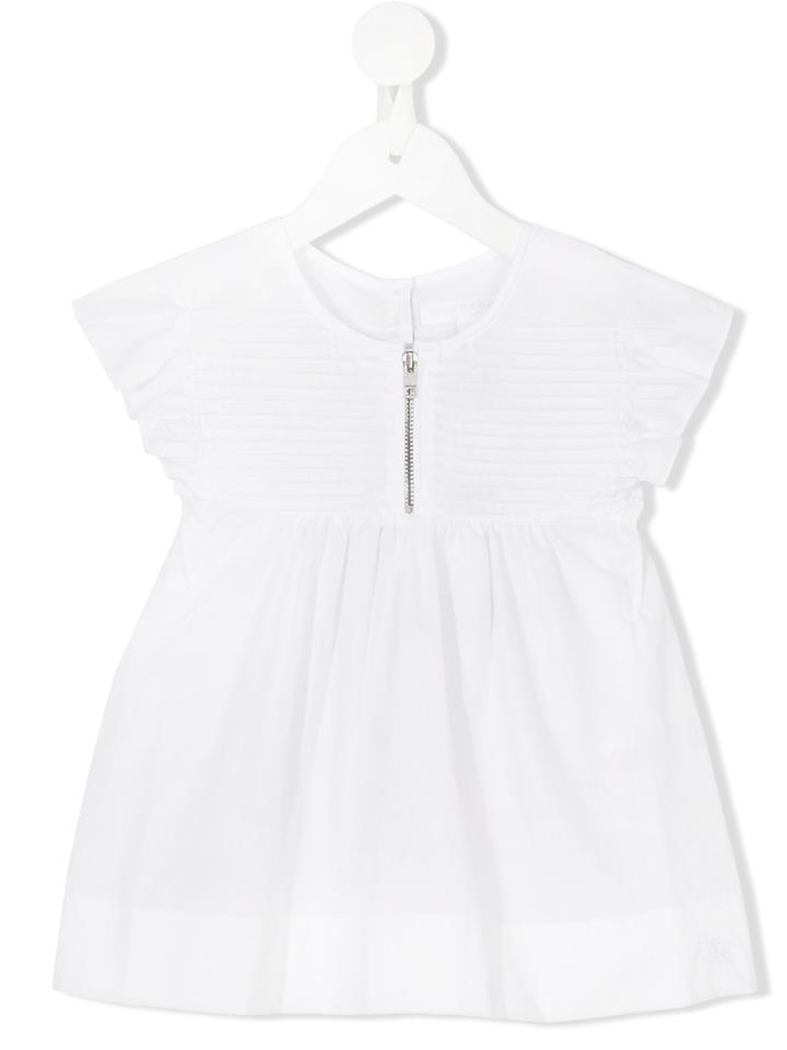 Burberry Kids Ruffled Detail Blouse, Girl's, Size: 8 Yrs, White