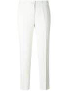 Etro Tailored Cropped Trousers, Women's, Size: 46, Nude/neutrals, Spandex/elastane/acetate/viscose
