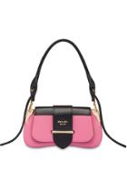 Prada Sidonie Colourblock Shoulder Bag - Pink