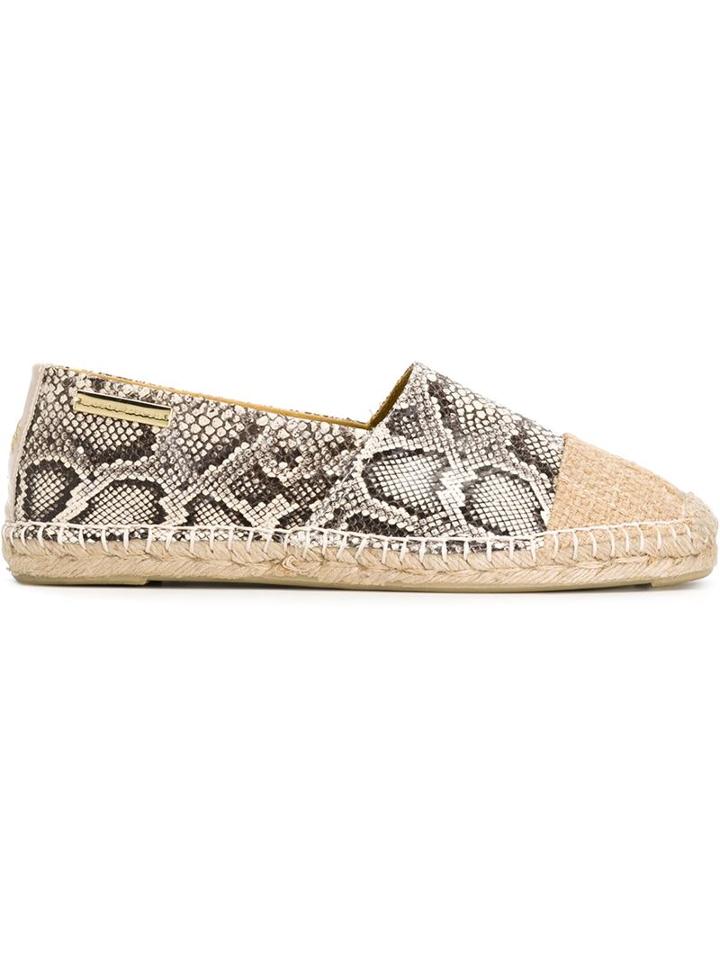 Heidi Klein Snakeskin Print Espadrilles